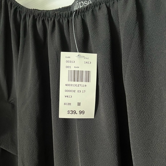 Eclipse, size medium, black, blouse - Picture 2 of 5